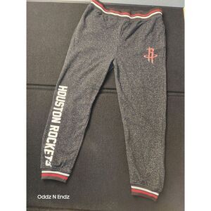 Houston Rockets Mens Joggers Lounge Pants M‎ Black & Red Cotton Blend